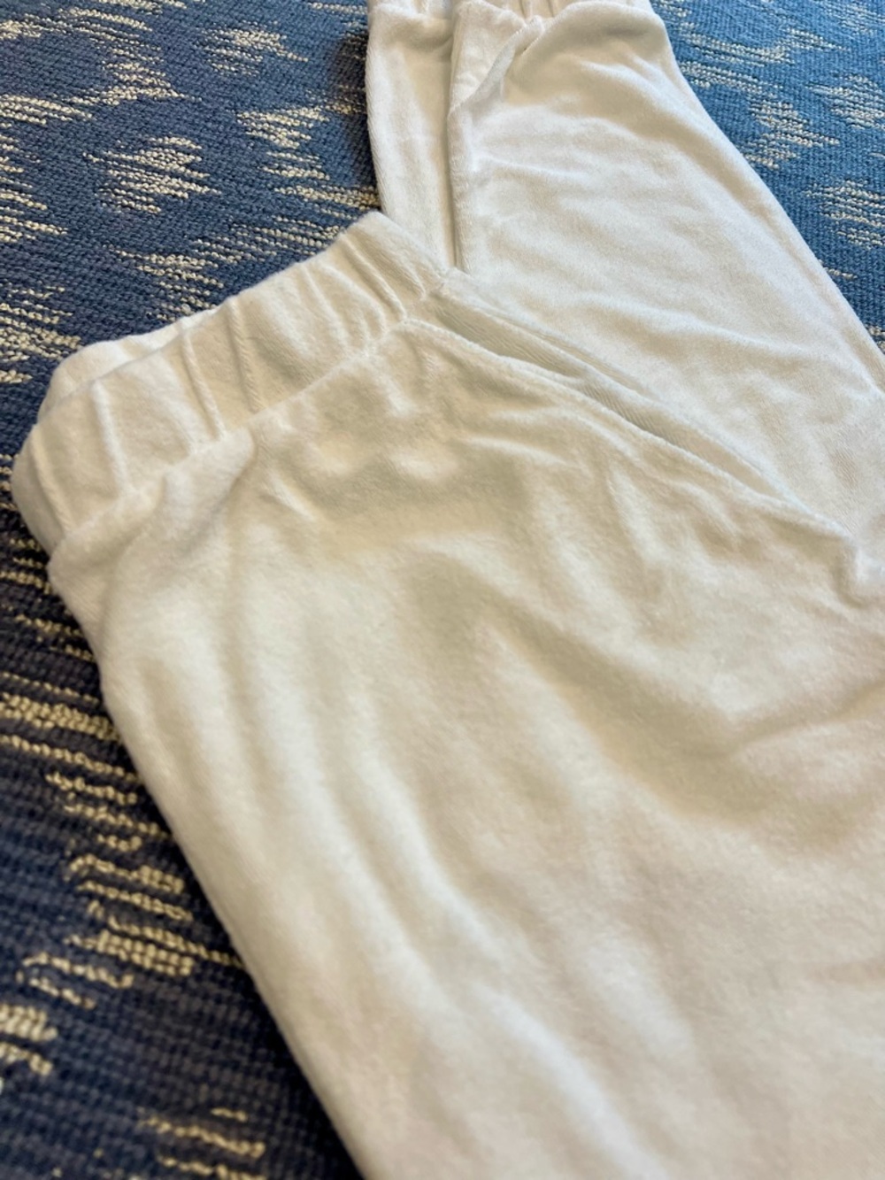 Zara White Women's Terry Pull-On Joggers